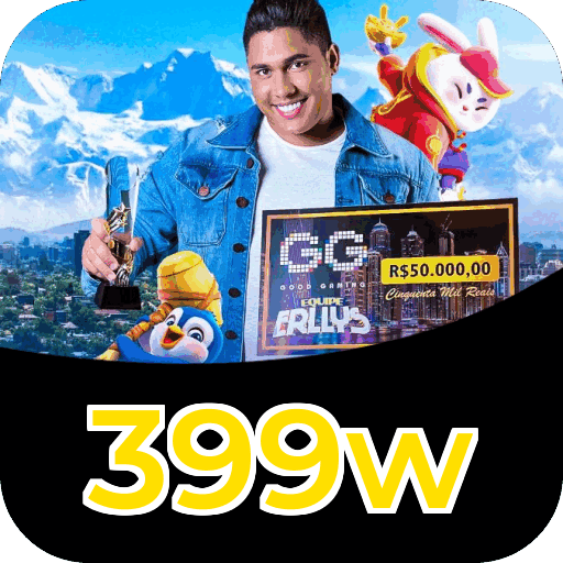 Interface do aplicativo 399w mostrando jogos disponíveis no iOS e Android